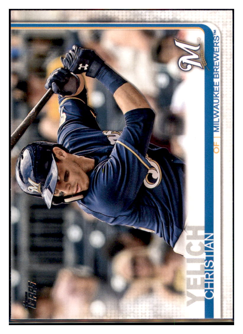 2019 Topps Christian
 Yelich Refractor Milwaukee Brewers Baseball Card NMBU1 simple Xclusive Collectibles