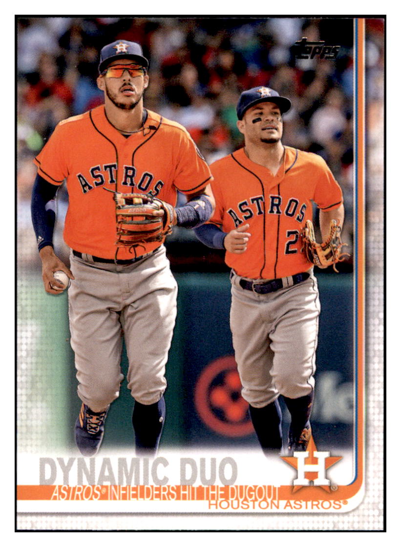 2019 Topps Dynamic Duo CL Houston Astros Baseball Card NMBU1_1a simple Xclusive Collectibles