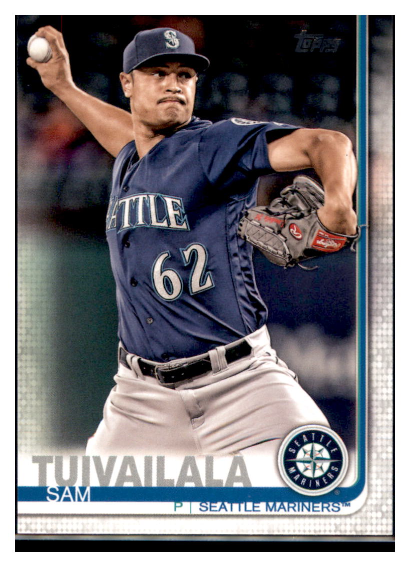 2019 Topps Sam Tuivailala Seattle Mariners Baseball Card NMBU1 simple Xclusive Collectibles