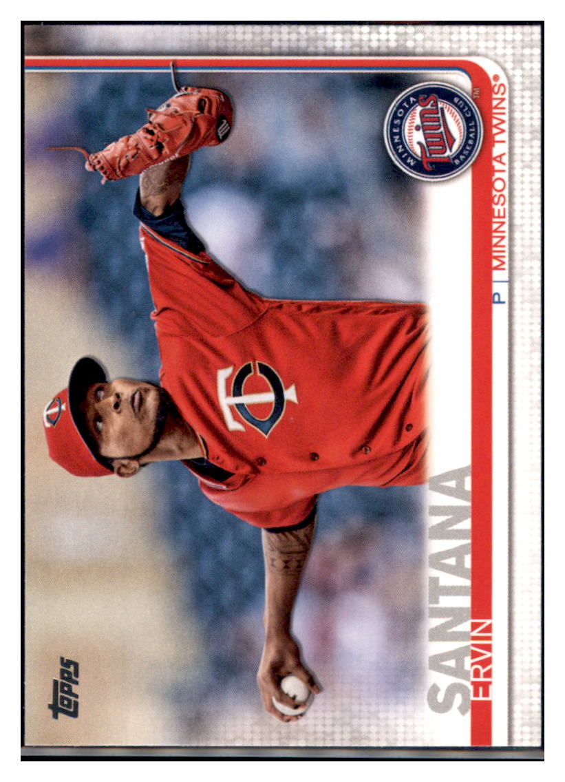 2019 Topps Ervin
 Santana Minnesota Twins Baseball Card NMBU1_1a simple Xclusive Collectibles