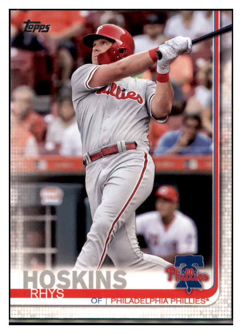 2019 Topps Rhys Hoskins Refractor Philadelphia Phillies Baseball Card NMBU1 simple Xclusive Collectibles