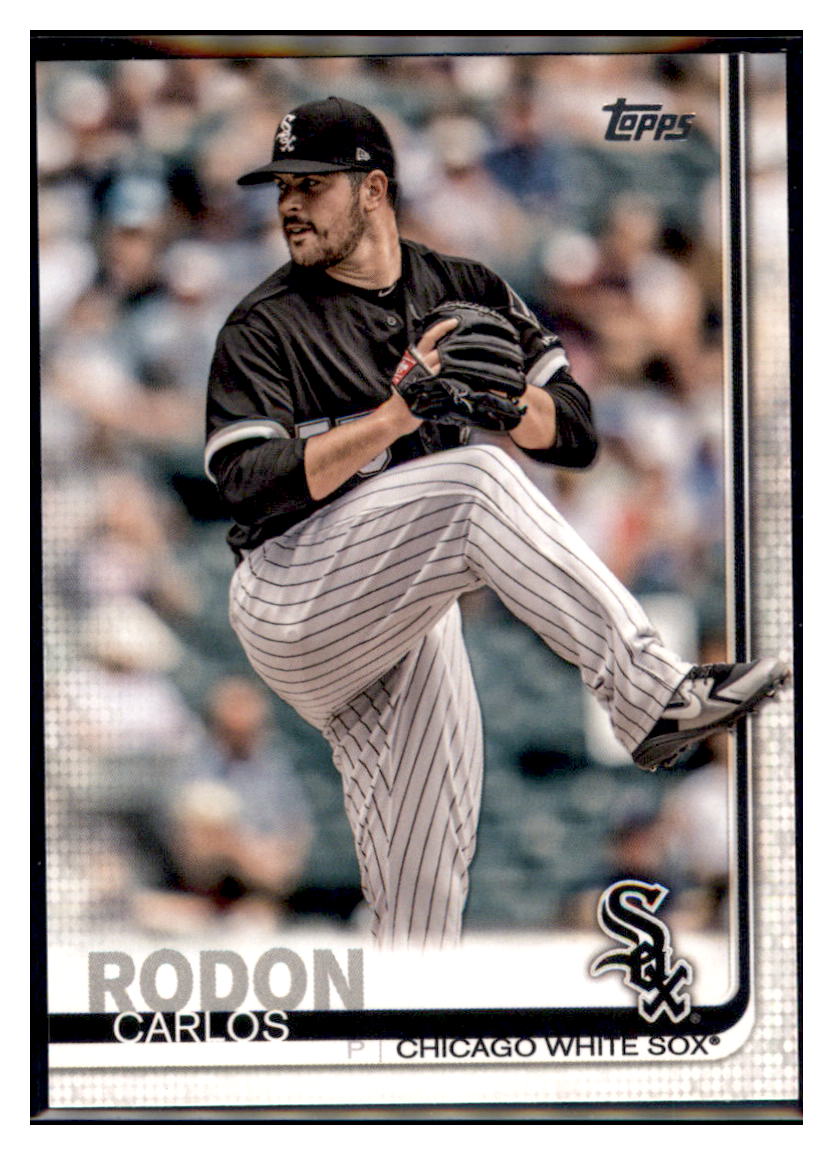 2019 Topps Carlos Rodon Chicago White Sox Baseball Card NMBU1 simple Xclusive Collectibles