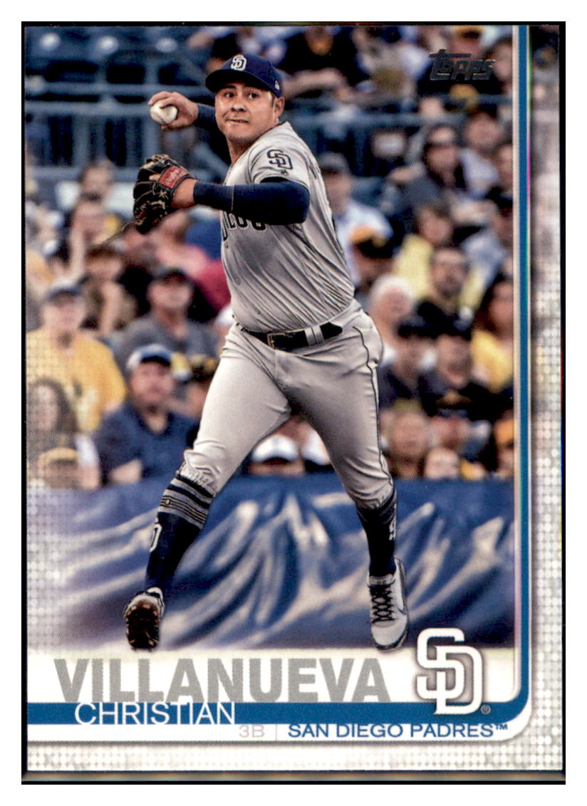 2019 Topps Christian
Villanueva San Diego Padres Baseball Card NMBU1_1a simple Xclusive Collectibles