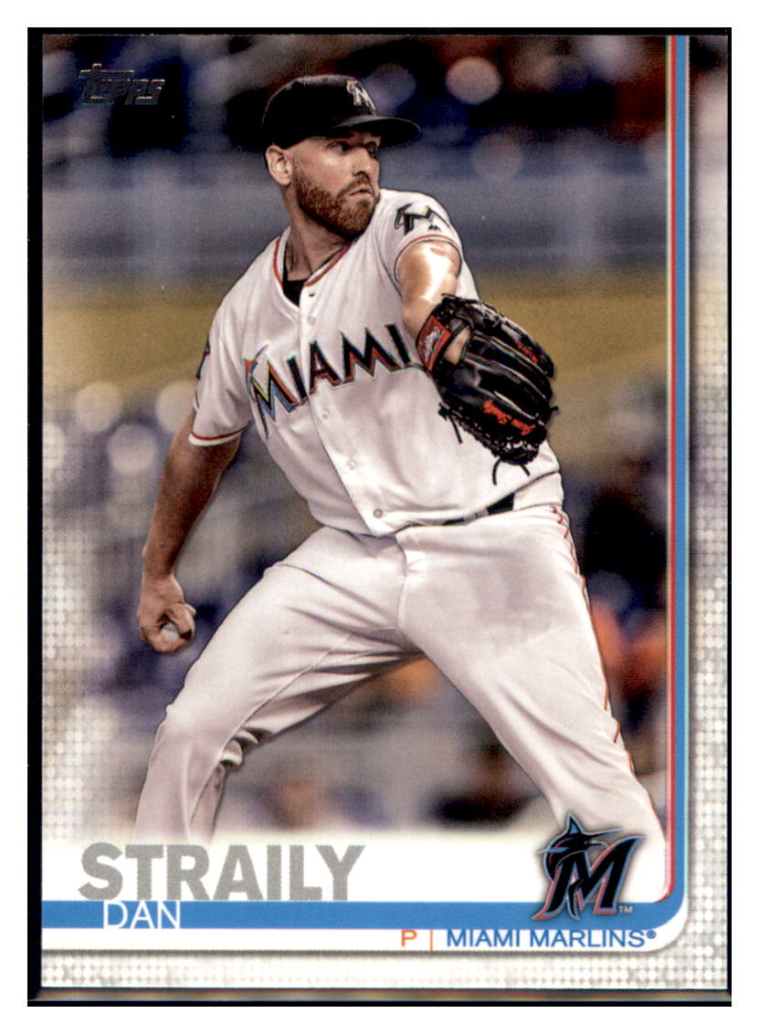 2019 Topps Dan Straily Miami Marlins Baseball Card NMBU1_1a simple Xclusive Collectibles