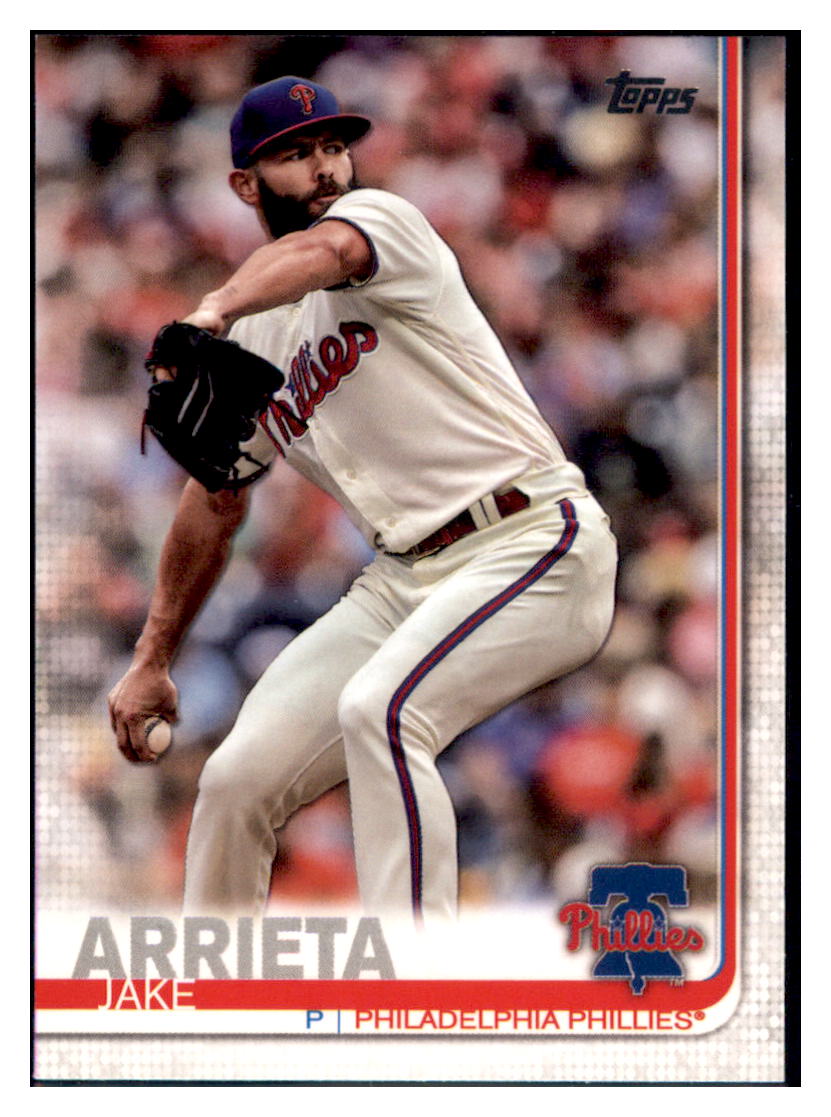 2019 Topps Jake Arrieta Philadelphia Phillies Baseball Card NMBU3_1b simple Xclusive Collectibles
