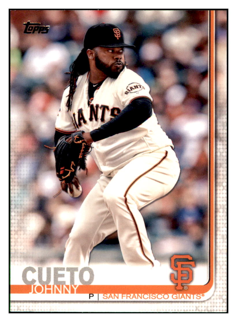 2019 Topps Johnny Cueto San Francisco Giants Baseball Card NMBU3 simple Xclusive Collectibles