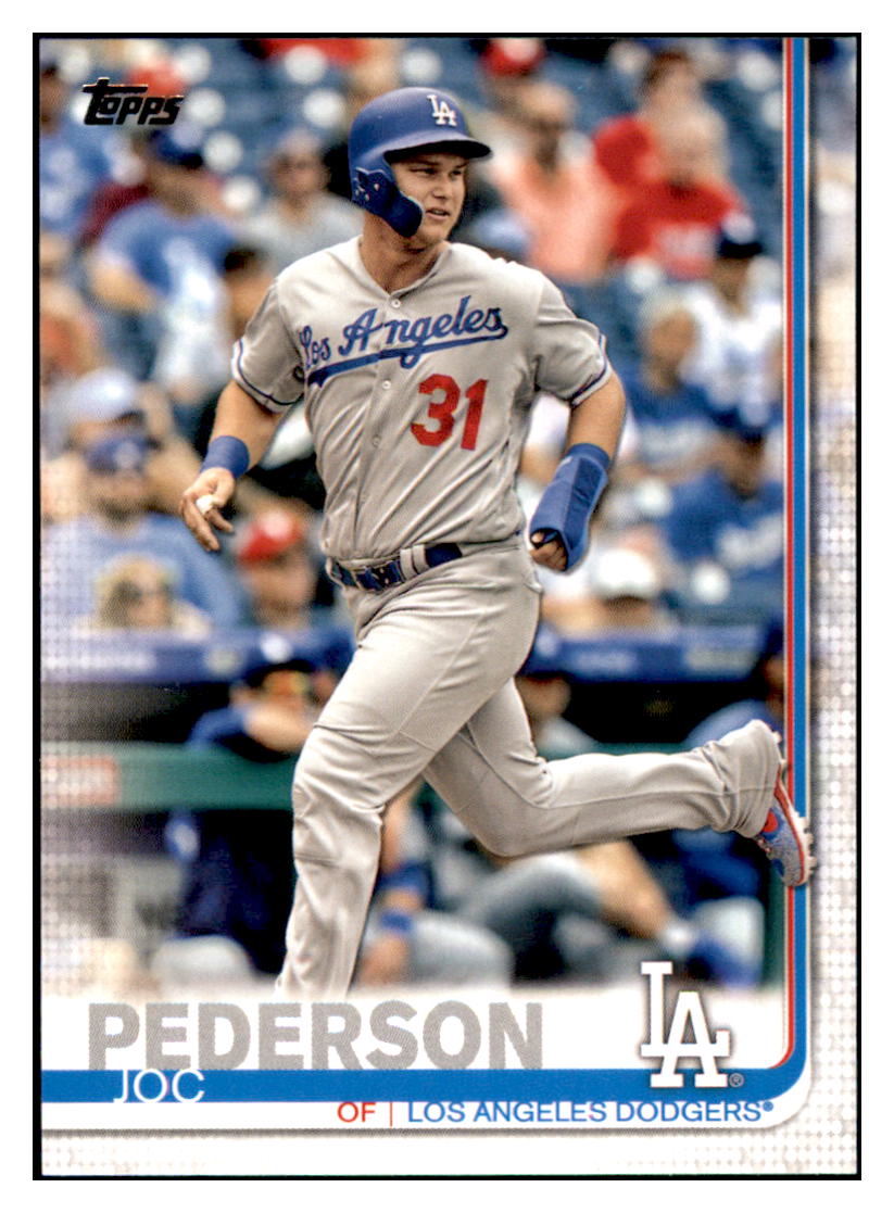 2019 Topps Joc Pederson Los Angeles Dodgers Baseball Card NMBU3_1a simple Xclusive Collectibles