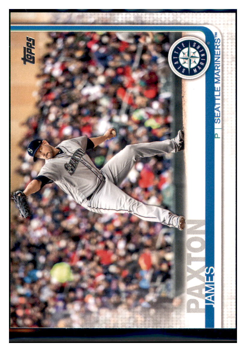 2019 Topps James Paxton Seattle Mariners Baseball Card NMBU3_1a simple Xclusive Collectibles