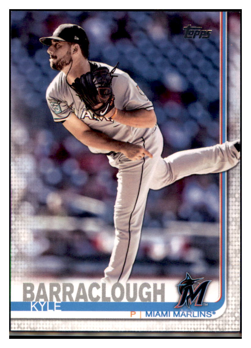2019 Topps Kyle
Barraclough Miami Marlins Baseball
Card NMBU3 simple Xclusive Collectibles