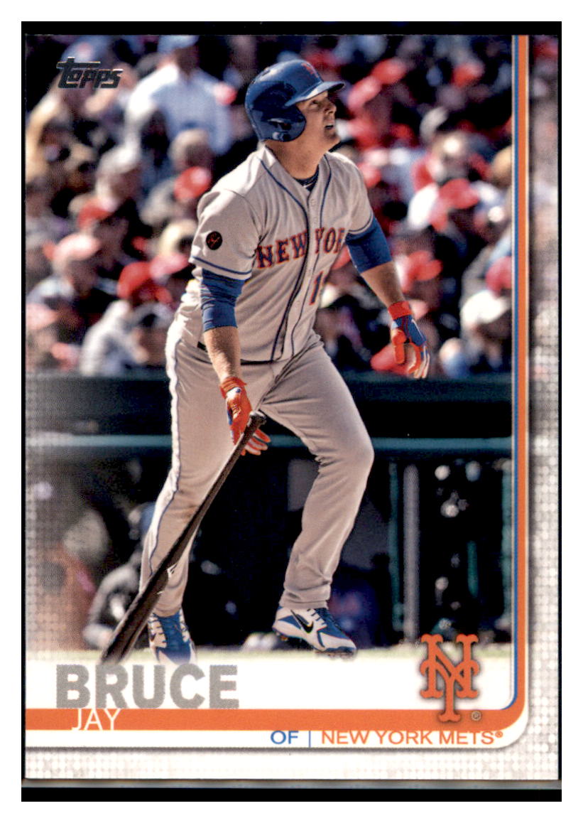2019 Topps Jay Bruce   New York Mets Baseball Card NMBU3_1c simple Xclusive Collectibles