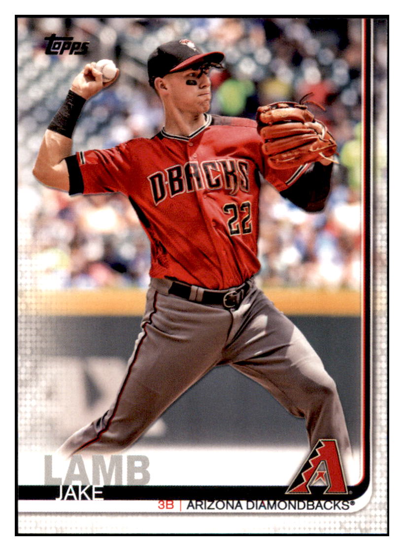 2019 Topps Jake Lamb Arizona Diamondbacks Baseball Card NMBU3 simple Xclusive Collectibles