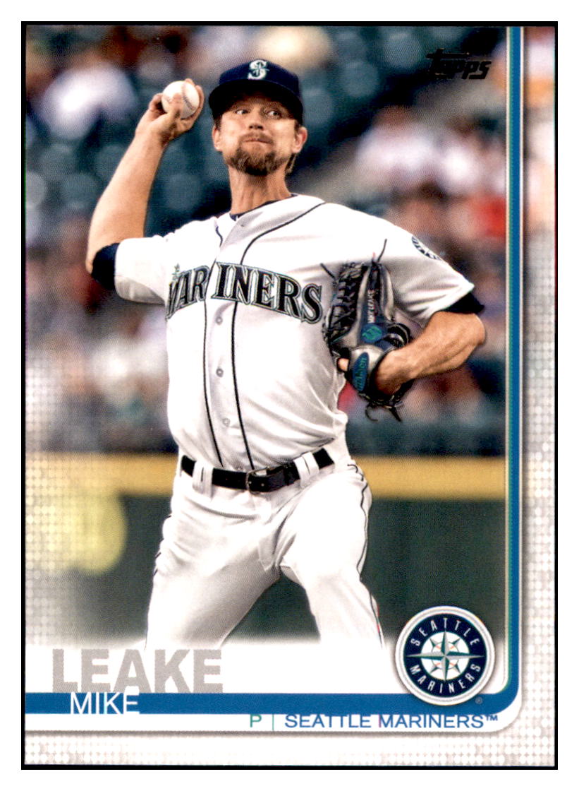 2019 Topps Mike Leake Seattle Mariners Baseball Card NMBU3 simple Xclusive Collectibles