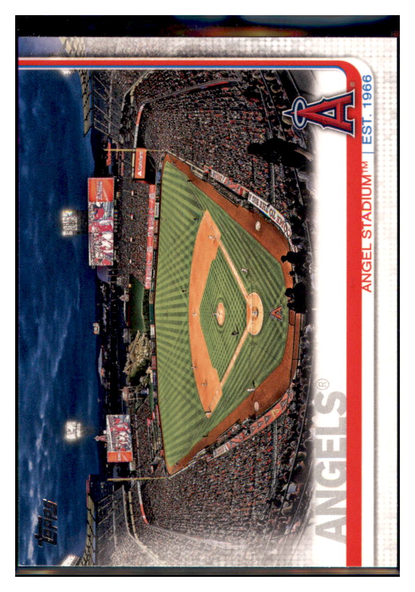 2019 Topps Angel
Stadium STAD, TC Los Angeles Angels
Baseball Card NMBU3_1b simple Xclusive Collectibles
