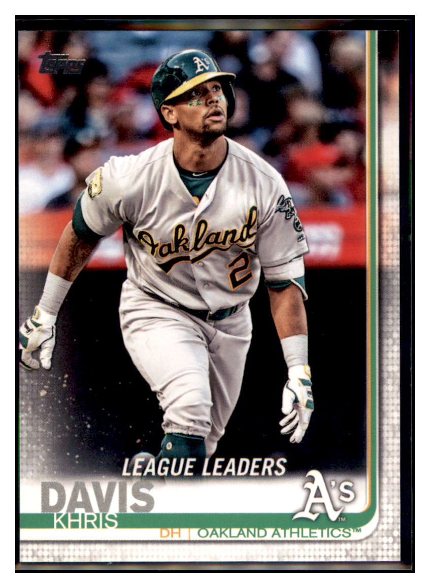 2019 Topps Chrome Khris Davis Oakland Athletics
Baseball Card NMBU3 simple Xclusive Collectibles