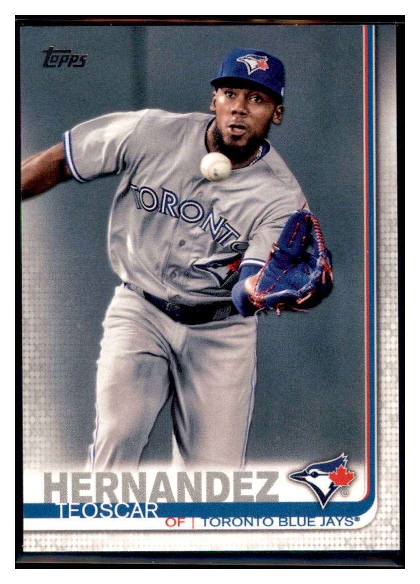 2019 Topps Teoscar
  Hernandez   Toronto Blue Jays Baseball
  Card NMBU3_1c simple Xclusive Collectibles   