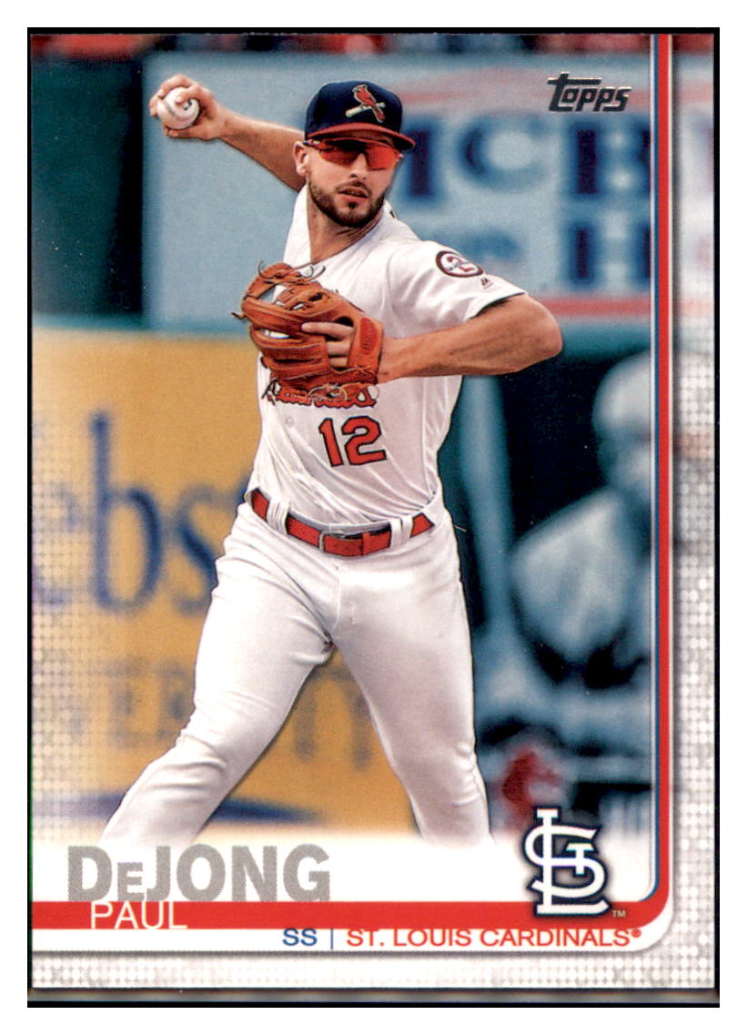 2019 Topps Paul DeJong St. Louis Cardinals Baseball Card NMBU3_1a simple Xclusive Collectibles