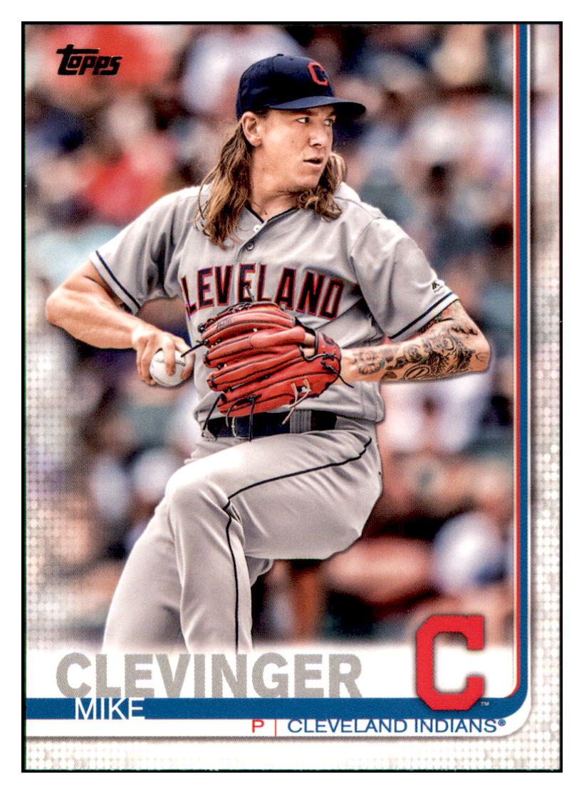 2019 Topps Cleveland Indians
  Mike Clevinger   Cleveland Indians
  Baseball Card NMBU3_1a simple Xclusive Collectibles   