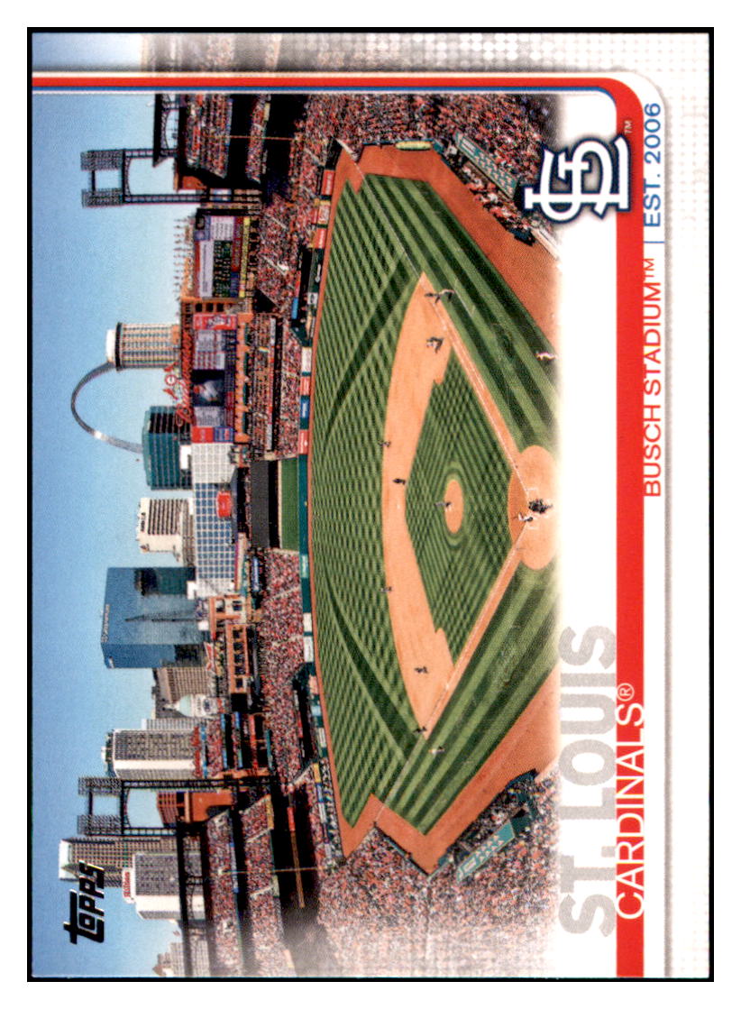 2019 Topps Busch
Stadium STAD, TC St. Louis Cardinals
Baseball Card NMBU3_1a simple Xclusive Collectibles