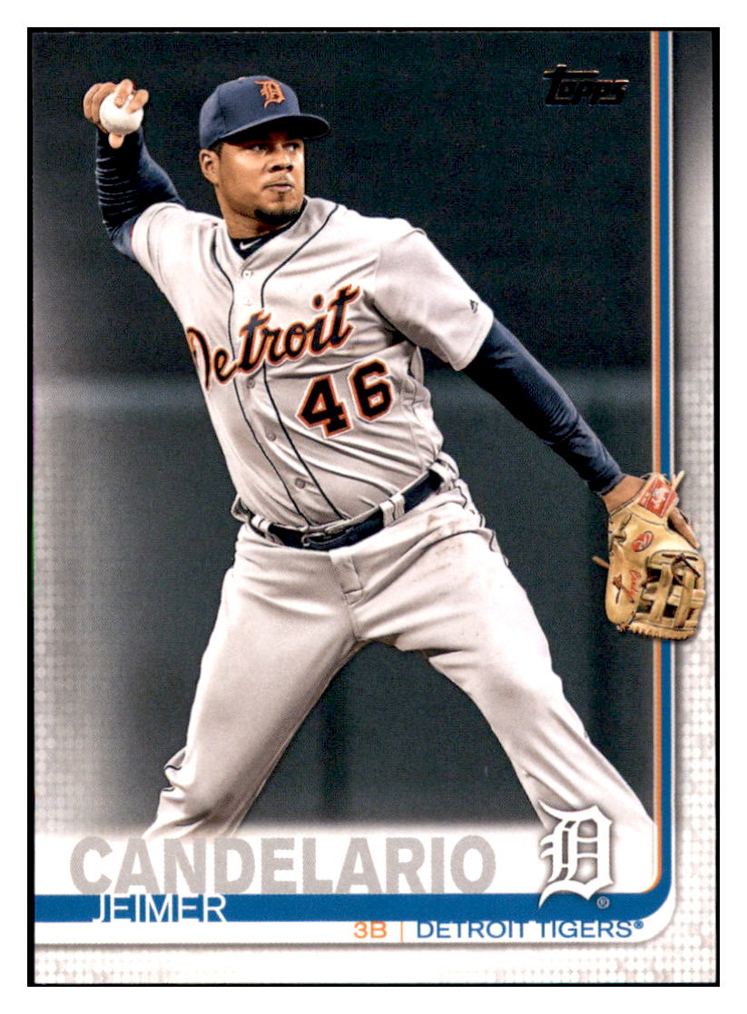 2019 Topps Jeimer Candelario   Detroit Tigers Baseball
  Card NMBU3 simple Xclusive Collectibles   