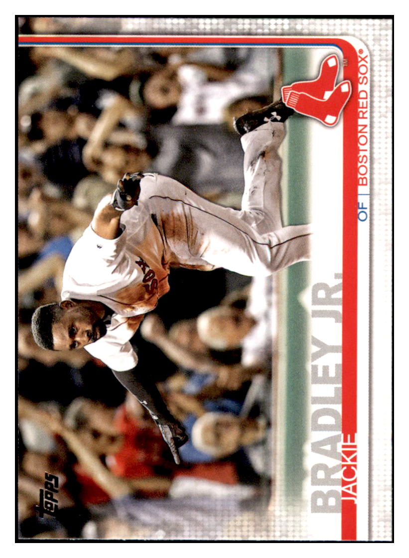 2019 Topps Jackie Bradley
  Jr.   Boston Red Sox Baseball Card
  NMBU3_1a simple Xclusive Collectibles