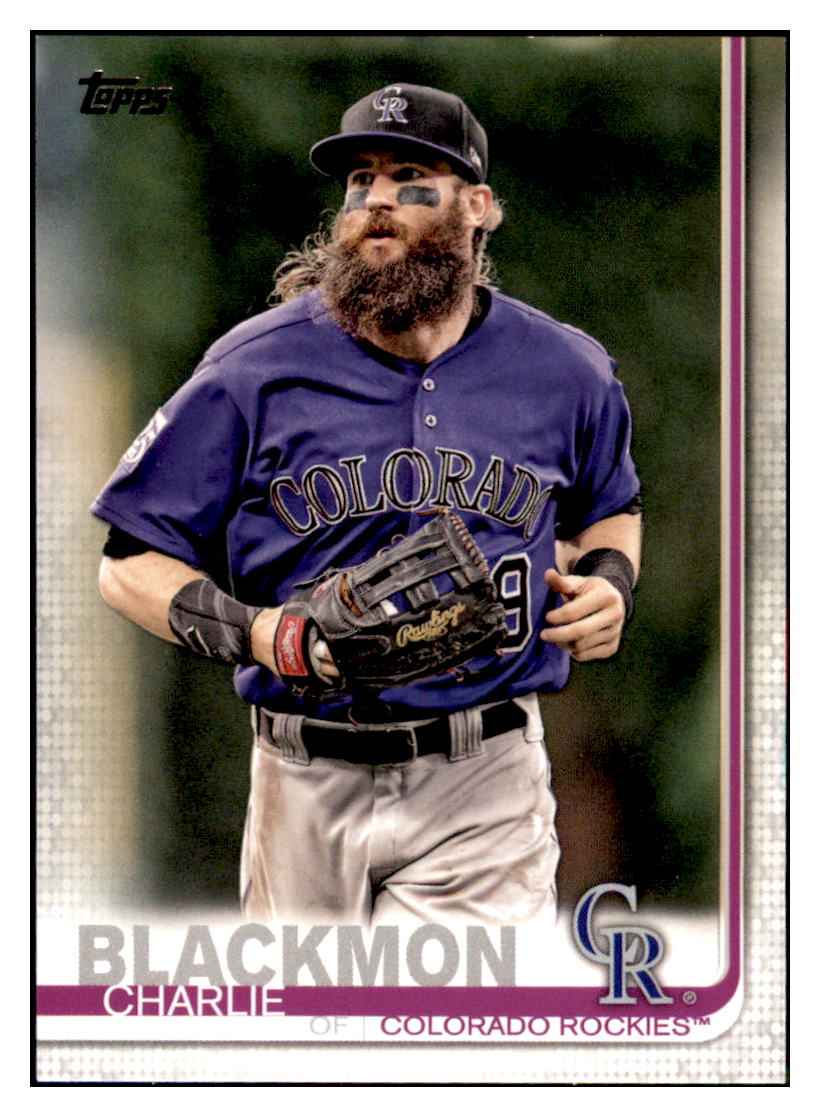 ORIGINAL Charlie Blackmon Colorado Rockies Topps 