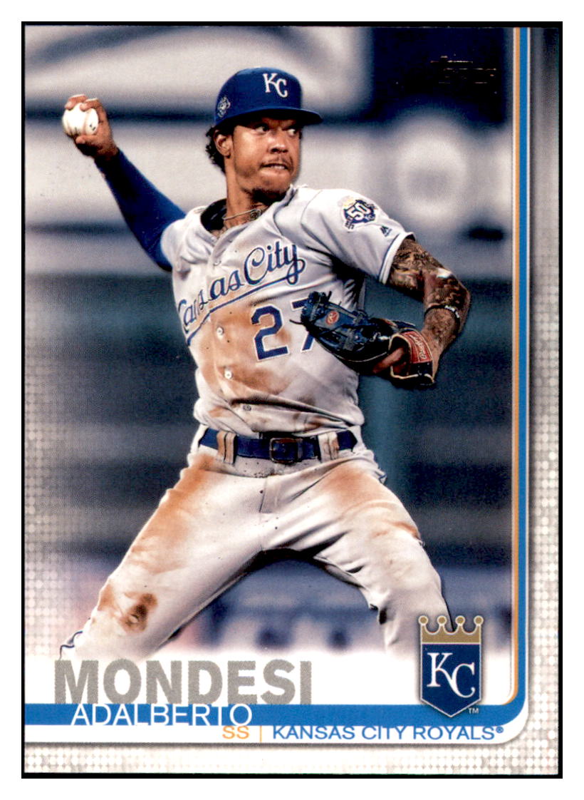 2019 Topps Adalberto
  Mondesi Kansas City Royals
  Baseball Card NMBU4 simple Xclusive Collectibles   