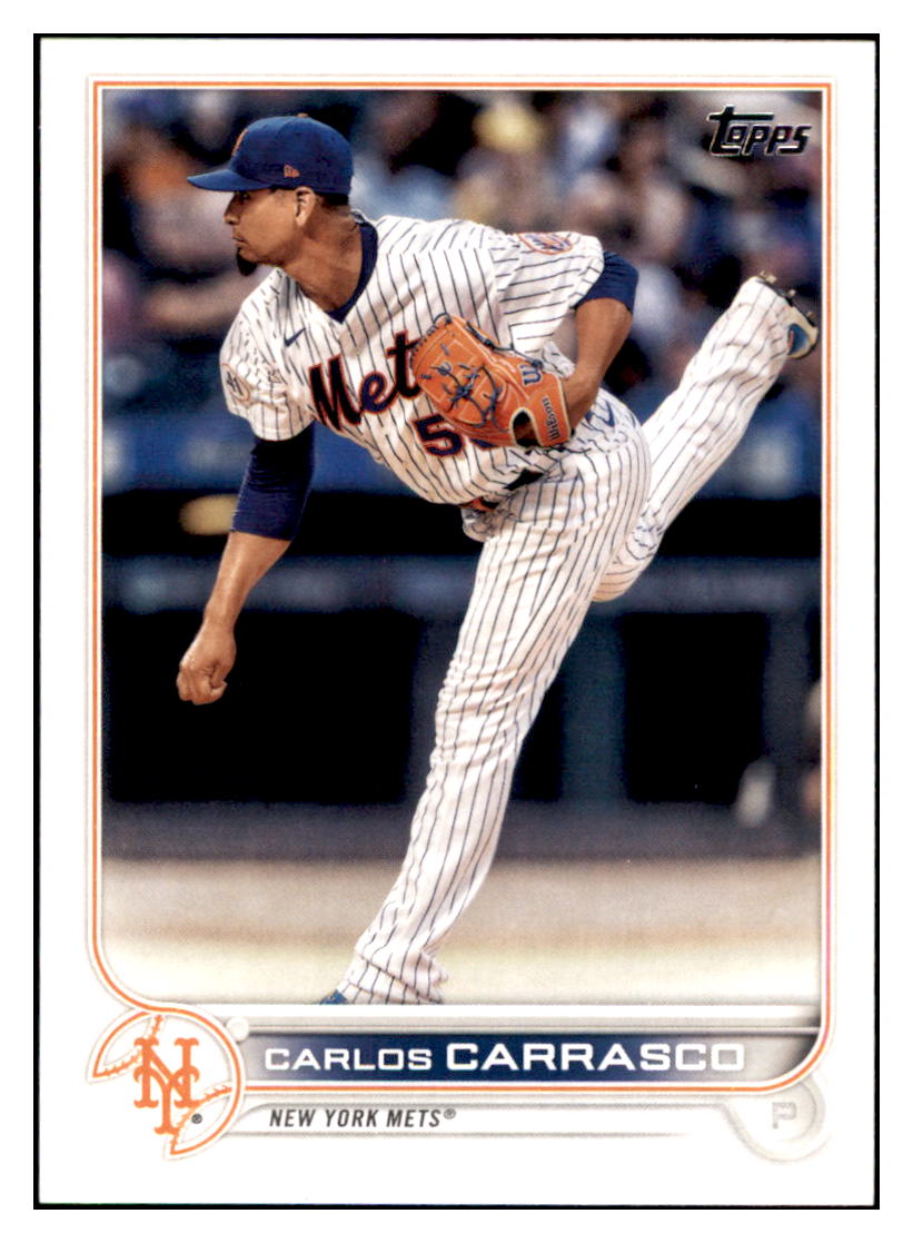 2022
Topps Carlos Carrasco New York Mets
Baseball Card MLSB1 simple Xclusive Collectibles
