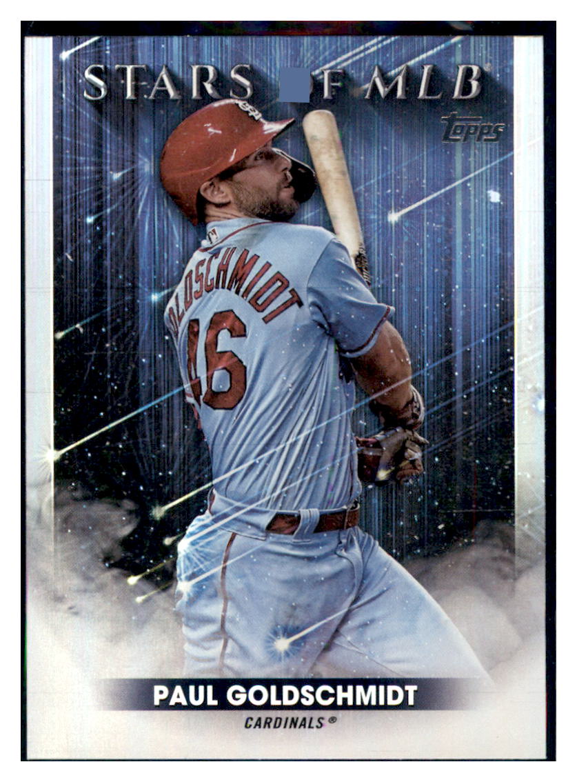 2022
  Topps Paul Goldschmidt Stars of MLB (Series 2)  St. Louis Cardinals Baseball Card MLSB1 simple Xclusive Collectibles