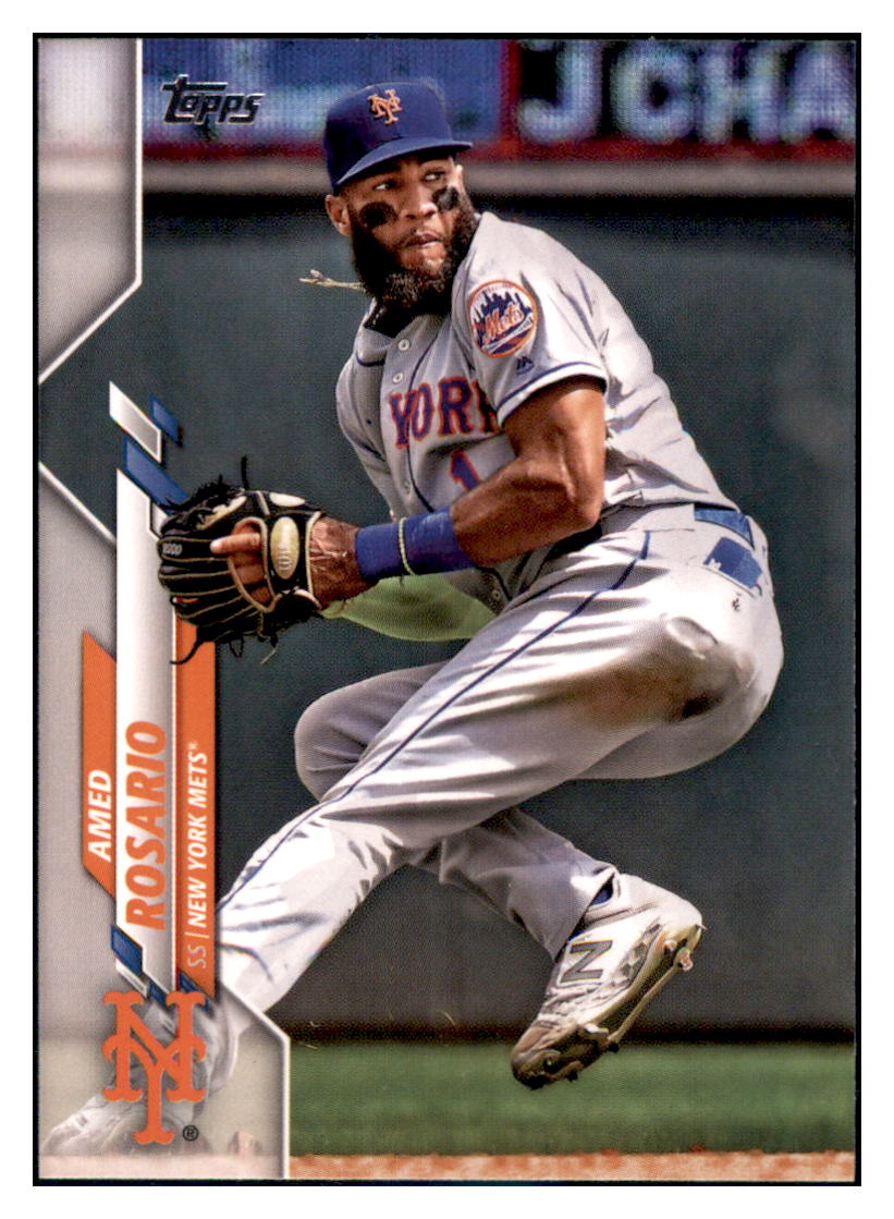 2020
  Topps New York Mets Amed Rosario   New
  York Mets Baseball Card MLSB1 simple Xclusive Collectibles