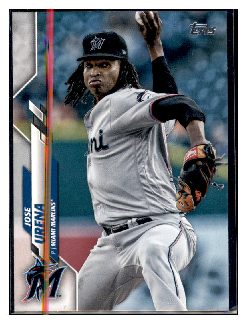 2020
  Topps Miami Marlins Jose Urena   Miami
  Marlins Baseball Card MLSB1 simple Xclusive Collectibles   