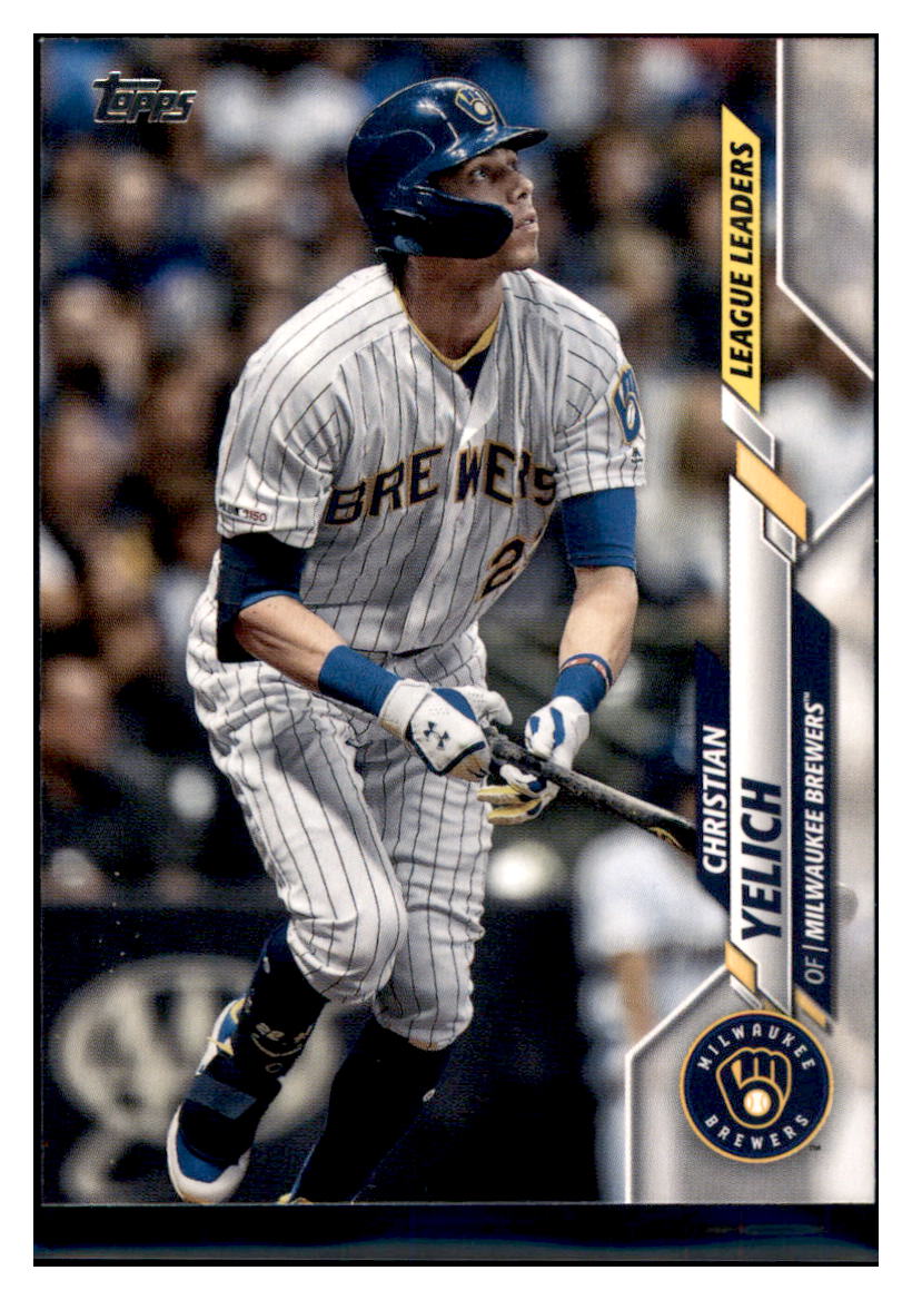 2020
Topps Christian Yelich LL Milwaukee
Brewers Baseball Card MLSB1 simple Xclusive Collectibles
