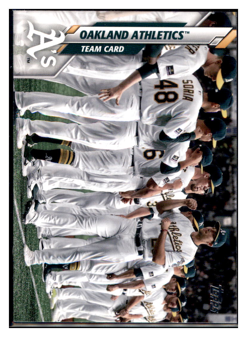 2020
  Topps Oakland Athletics TC   Oakland
  Athletics Baseball Card MLSB1 simple Xclusive Collectibles