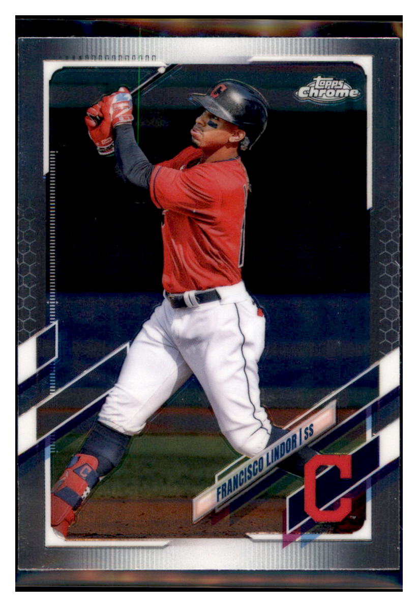 2021
Topps Chrome Francisco Lindor
Cleveland Indians Baseball Card MLSB1 simple Xclusive Collectibles