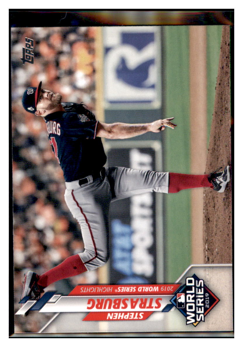 2020
Topps Stephen Strasburg WS Washington
Nationals Baseball Card MLSB1 simple Xclusive Collectibles