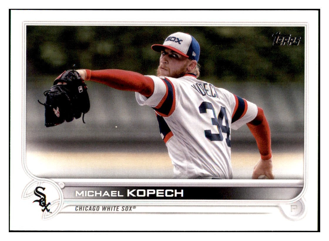 2022
Topps Michael Kopech Chicago White
Sox Baseball Card MLSB1 simple Xclusive Collectibles