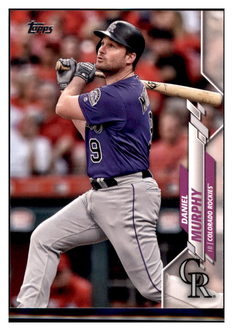 2020
Topps Daniel Murphy Colorado Rockies
Baseball Card MLSB1 simple Xclusive Collectibles