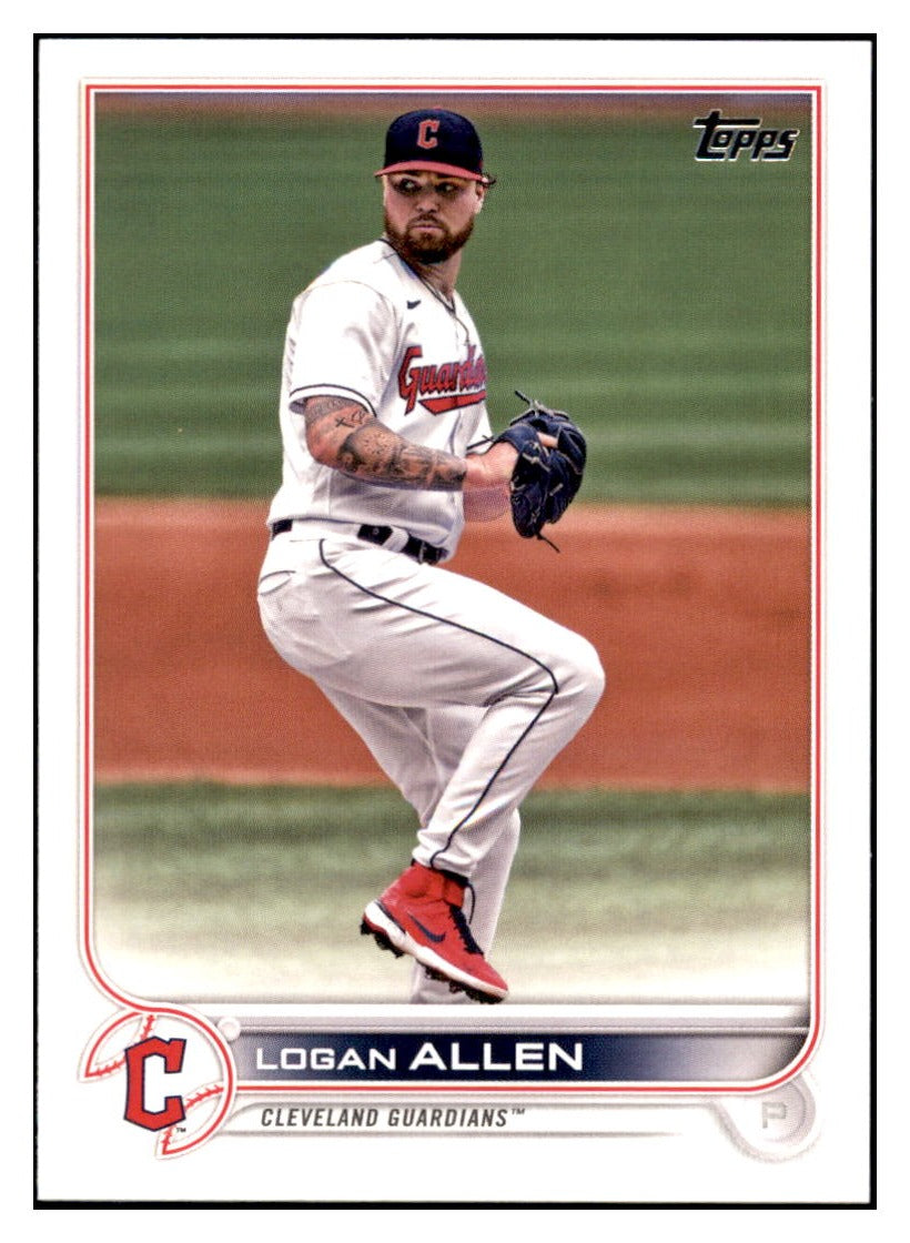 2022
Topps Logan Allen Cleveland Guardians
Baseball Card MLSB1 simple Xclusive Collectibles