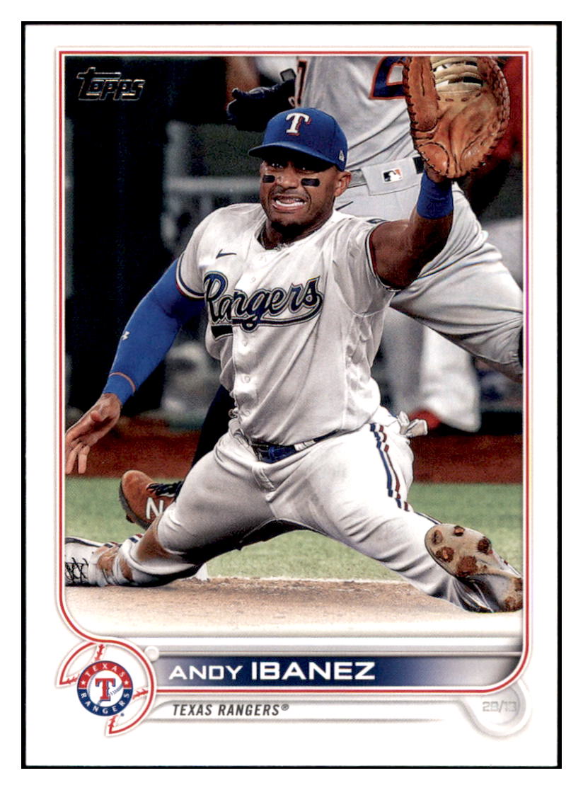 2022
Topps Andy Ibanez Gold SN2022 Texas Rangers Baseball Card MLSB1 simple Xclusive Collectibles