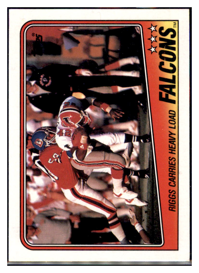 1988 Topps Falcons Team Leaders - Gerald Riggs TL  
  Atlanta Falcons Football Card VFBMA simple Xclusive Collectibles   