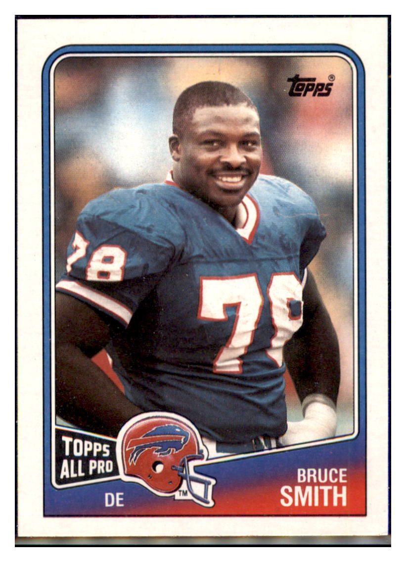 1988 Topps Bruce Smith AP Buffalo Bills Football Card VFBMA