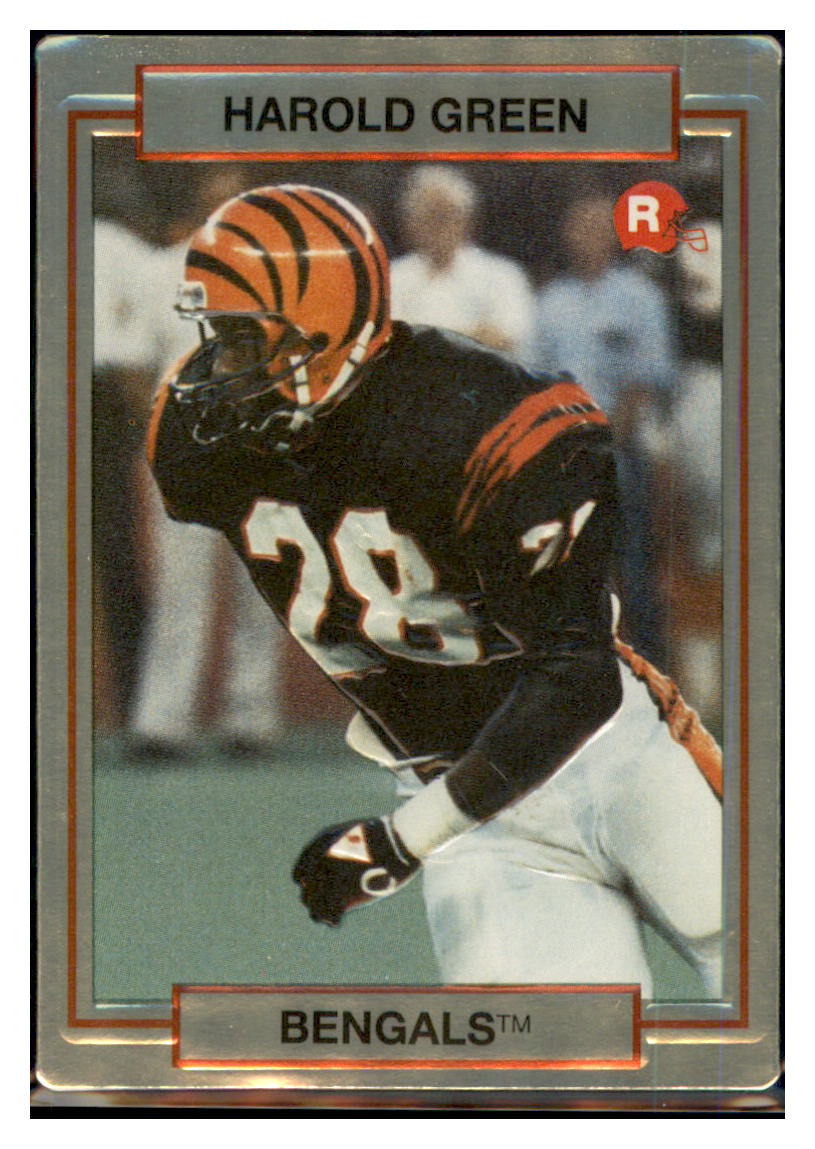 1990
  Action Packed Rookie Update Harold Green  
  RC Cincinnati Bengals Football Card VFBMA simple Xclusive Collectibles   