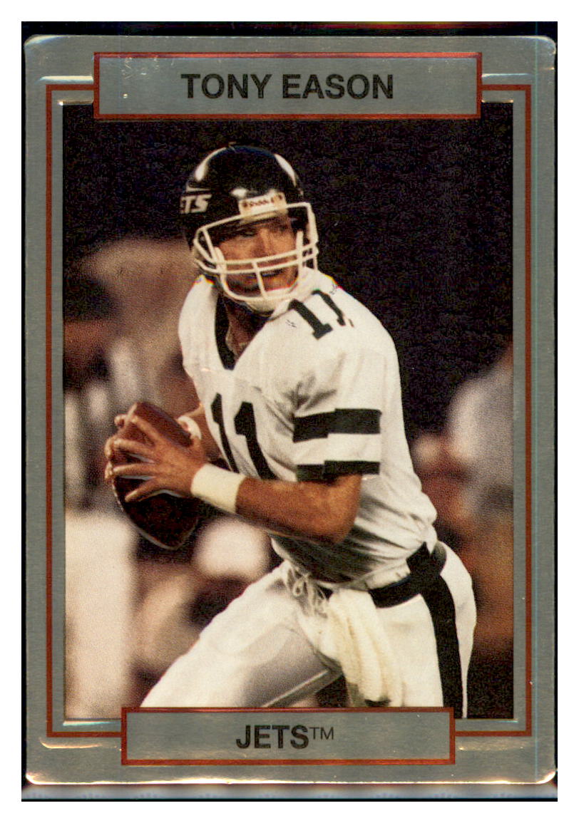 1990
  Action Packed Rookie Update Tony Eason  
  New York Jets Football Card VFBMA simple Xclusive Collectibles   