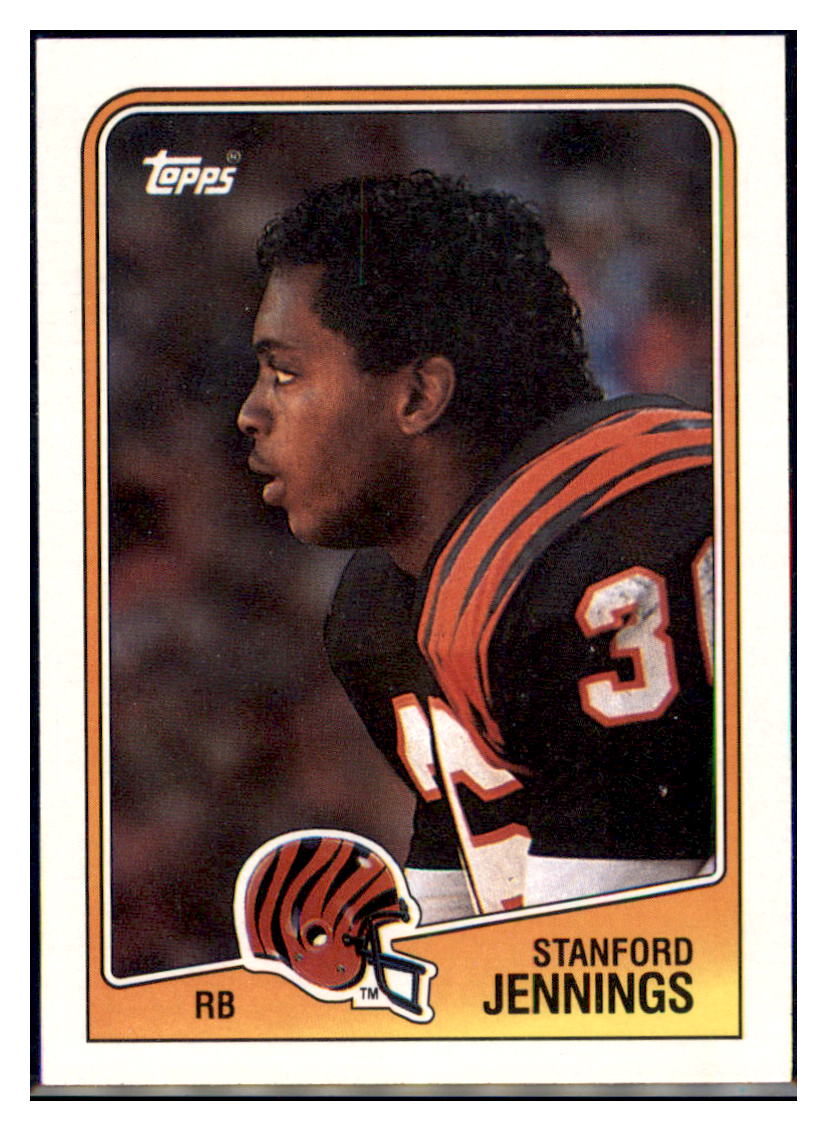 1988
Topps Stanford Jennings RC Cincinnati
Bengals Football Card VFBMA simple Xclusive Collectibles