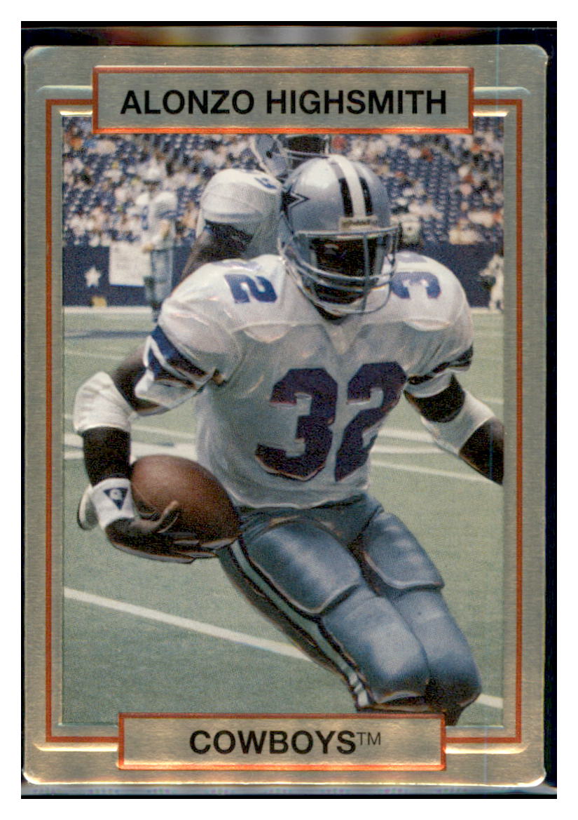 1990
  Action Packed Rookie Update Alonzo Highsmith  
  Dallas Cowboys Football Card VFBMA_1c simple Xclusive Collectibles
