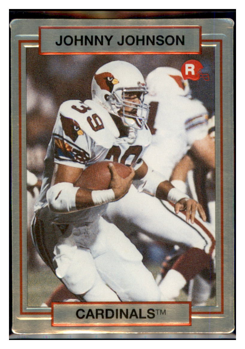 1990
Action Packed Rookie Update Johnny Johnson
RC Phoenix Cardinals Football Card VFBMA_1c simple Xclusive Collectibles