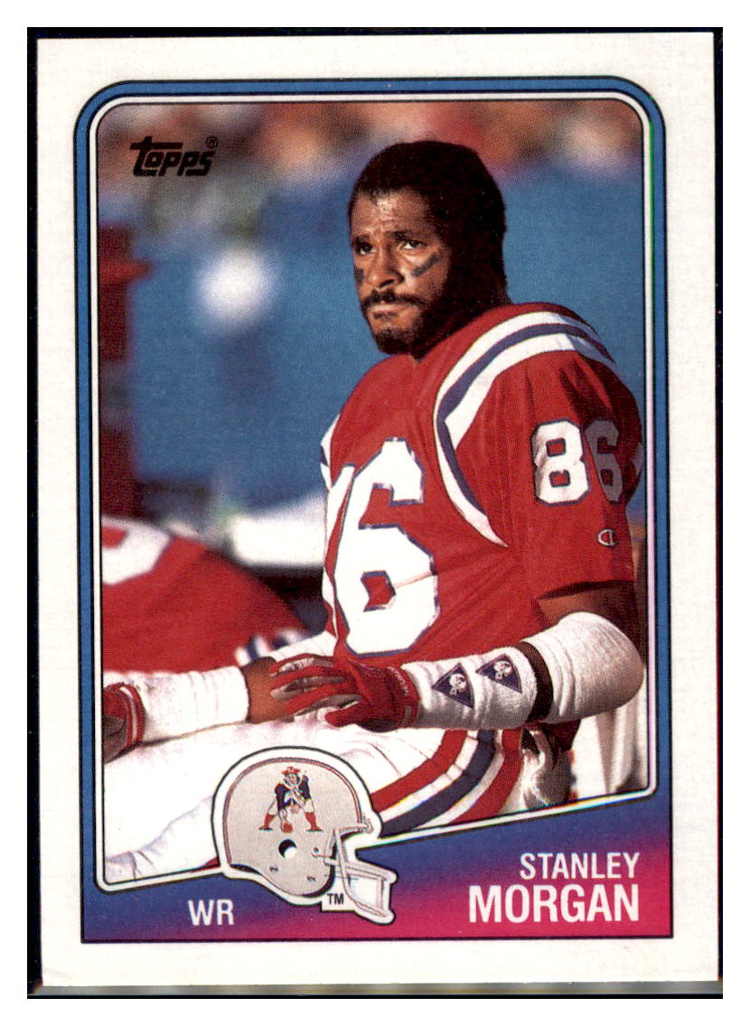 1988
Topps Stanley Morgan New England
Patriots Football Card VFBMA simple Xclusive Collectibles