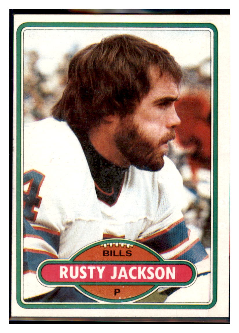 1980
  Topps Rusty Jackson   Buffalo Bills
  Football Card VFBMA simple Xclusive Collectibles