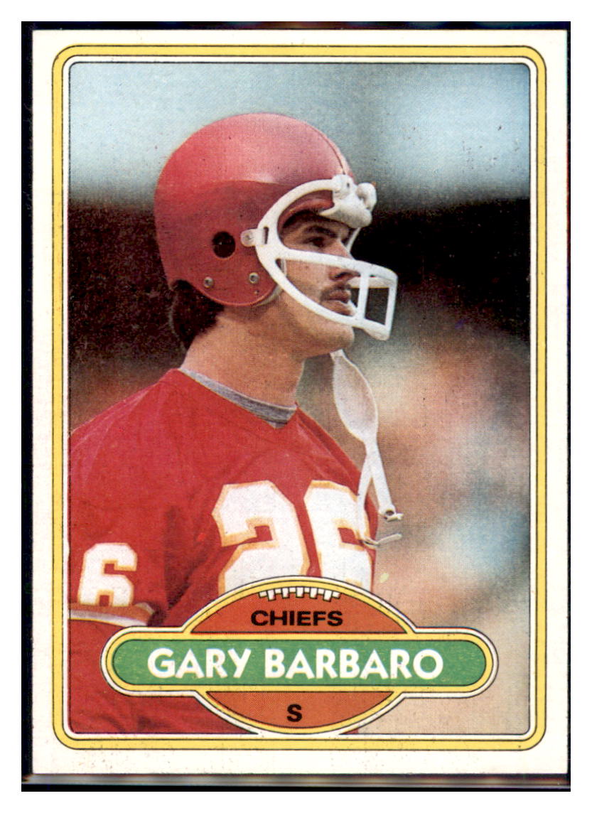 1980
  Topps Gary Barbaro   Kansas City Chiefs
  Football Card VFBMA simple Xclusive Collectibles