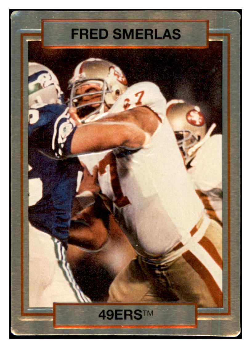 1990
  Action Packed Rookie Update Fred Smerlas  
  San Francisco 49ers Football Card VFBMA_1c simple Xclusive Collectibles   