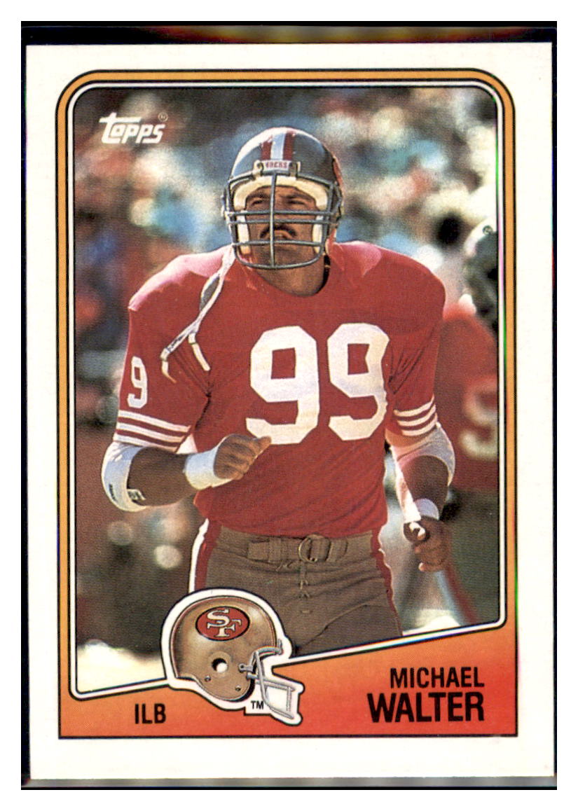 1988
  Topps Michael Walter   RC San Francisco
  49ers Football Card VFBMA_1a simple Xclusive Collectibles   